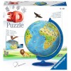 Puzzle 180 elementów 3D Kula Dziecinny globus