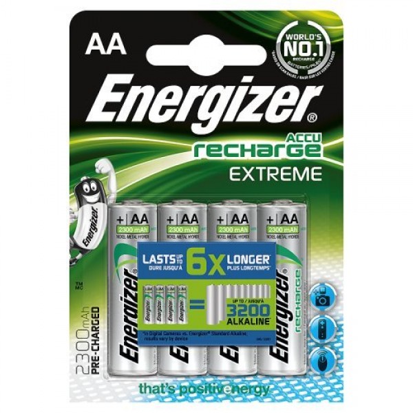 Energizer AA/HR6, 2300 mAh, Rechargeable Accu ...