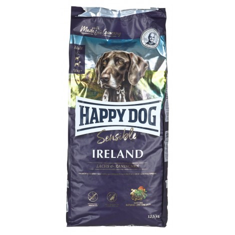 HAPPY DOG Supreme Sensible Ireland Dry dog food Salmon, Rabbit 12,5 kg