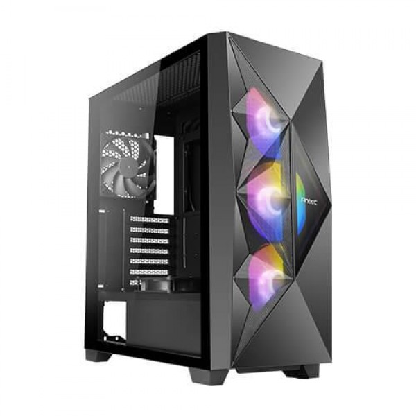 Case|ANTEC|DF800 FLUX|MidiTower|Case product features Transparent panel|ATX|MicroATX|MiniITX|Colour ...