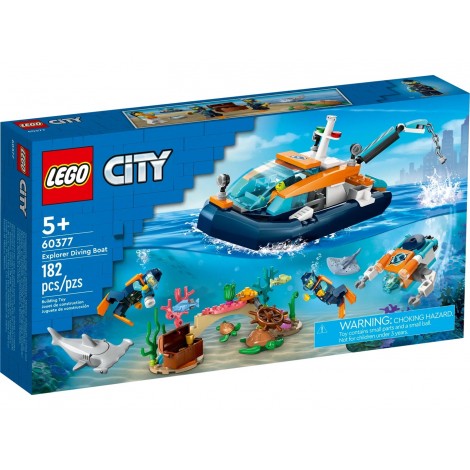 LEGO CITY 60377 EXPLORER DIVING BOAT