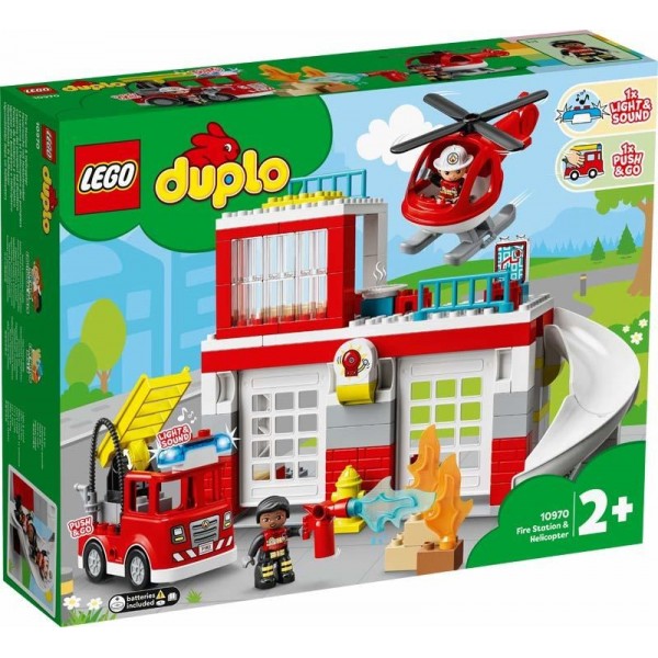 LEGO DUPLO 10970 FIRE STATION AND ...