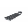 Dell KM7120W Keyboard and Mouse Set, Wireless, Batteries included, NORD, Titan Gray