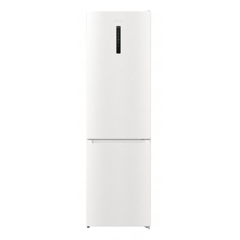 Gorenje Refrigerator NRK6202AW4 Energy efficiency class E, Free standing, Combi, Height 200 cm, No Frost system, Fridge net capacity 235 L, Freezer net capacity 96 L, Display, 38 dB, White