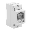 Qoltec 50899 Single phase electronic energy consumption meter | 230 V | LCD | 2P | DIN rail