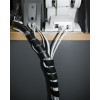 Osłona maskująca na kable MCTV-687S  (20.4*22mm) 3m srebna spirala