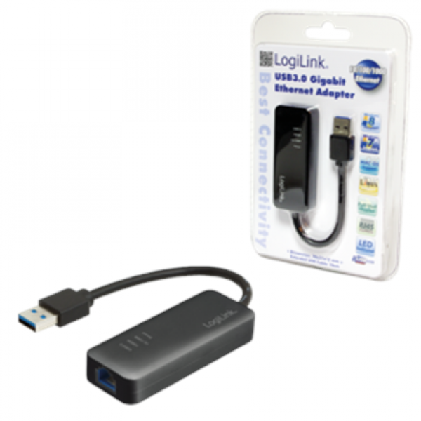Logilink UA0184, USB 3.0 to Gigabit ...