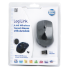 Logilink Maus optisch Funk 2.4 GHz wireless, Black, 2.4GH wireless mini mouse with autolink