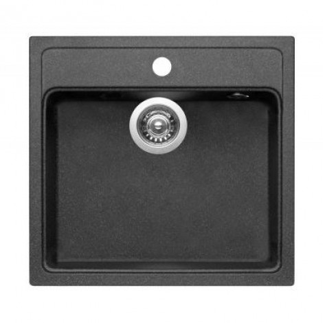 The sink PYRAMIS CAMEA 53x50 1B black