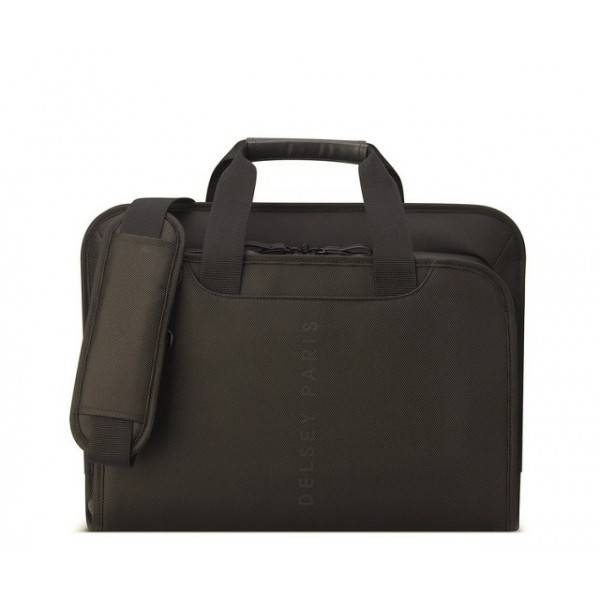 DELSEY 2-CPT LAPTOP BAG 15.6" BLACK