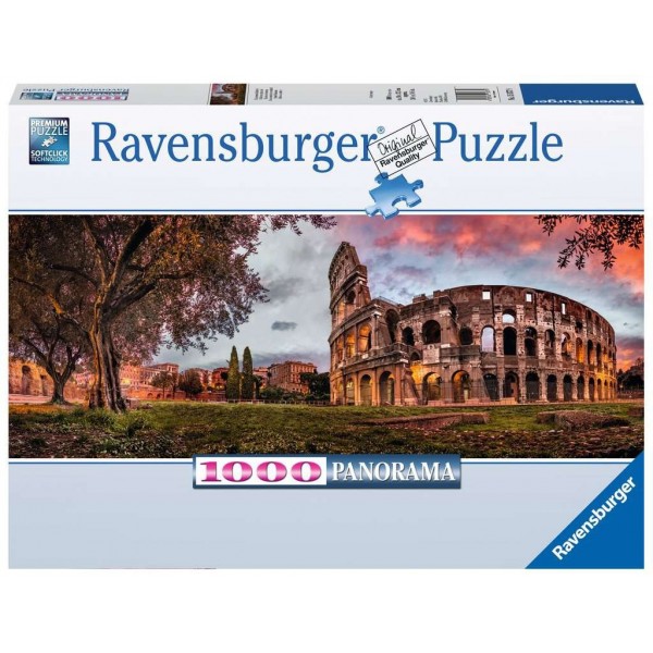 Puzzle 1000 elementów Panorama Koloseum o ...