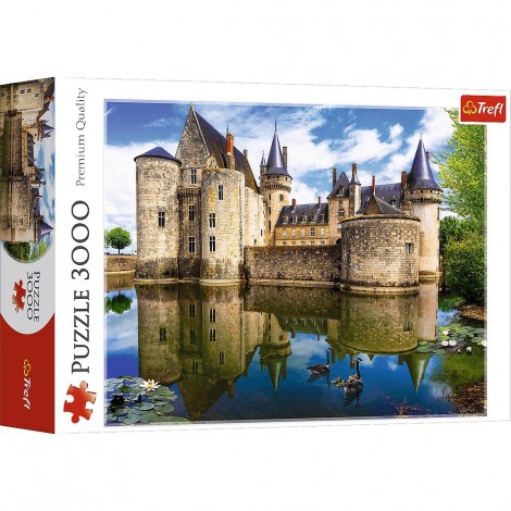Puzzle 3000 elementów Zamek Scully-sour-Loire Francja