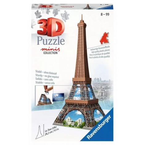 Puzzle 54 elementy 3D Mini Budynki Wieża Eifla