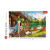 Puzzle 500 elementów Domek w górach