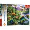 Puzzle 200 elementów Drapieżne dinozaury