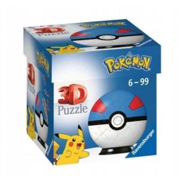 Puzzle 54 elemnty 3D Kula, Pokemon ...