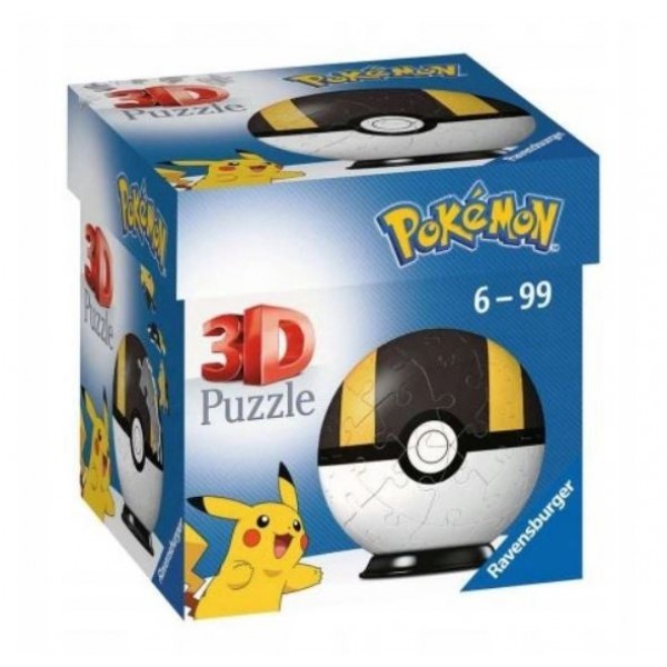 Puzzle 54 elementy 3D Kula, Pokemon ...