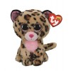 Maskotka Ty Leopard brązowo - różowy Livvie 24 cm