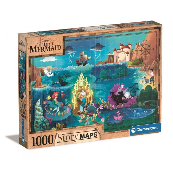 Puzzle 1000 elementów Story Maps Mała ...