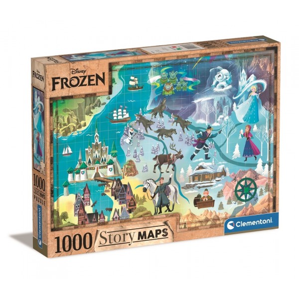 Puzzle 1000 elementów Story Maps Kraina ...