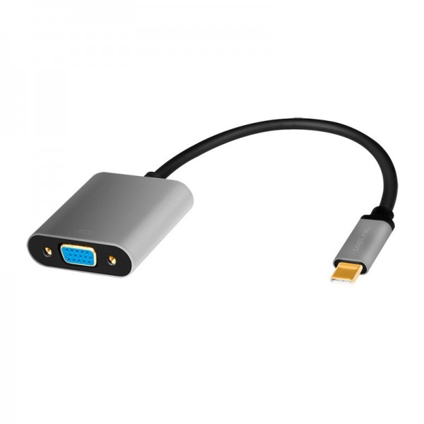 Adapter USB-C do VGA, 1080p, aluminiowy ...
