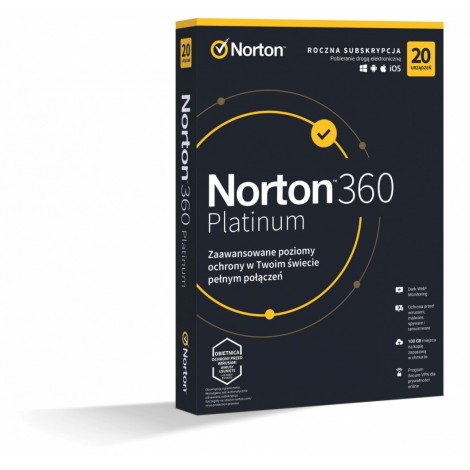 *Norton360 PLATINUM100GB PL 1U 20Dvc 1Y  21427517