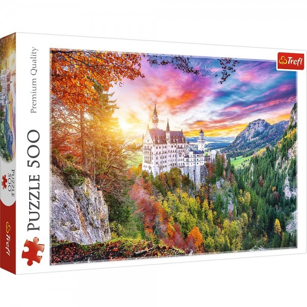 Puzzle 500 elementów Widok na zamek ...