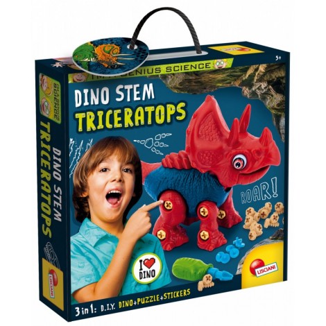 Zestaw konstrukcyjny I'm A Genius Dino Steam - Triceratops