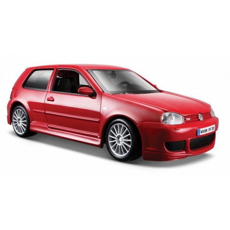 Model kompozytowy Volkswagen Golf R32 Grana 1/24 czerwony