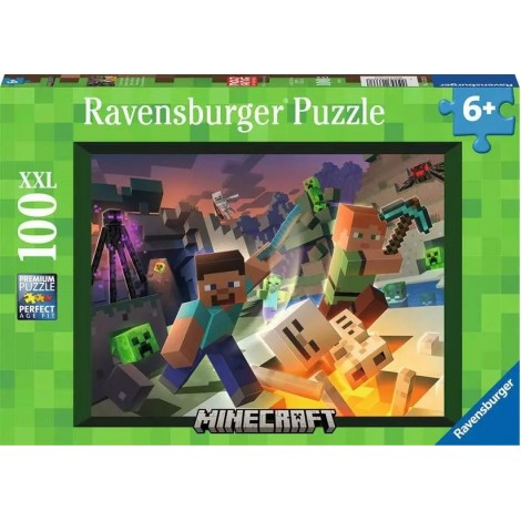 Puzzle 100 elementów XXL Minecraft