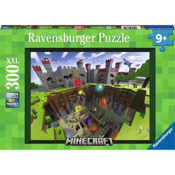 Puzzle 300 elementów XXL Minecraft