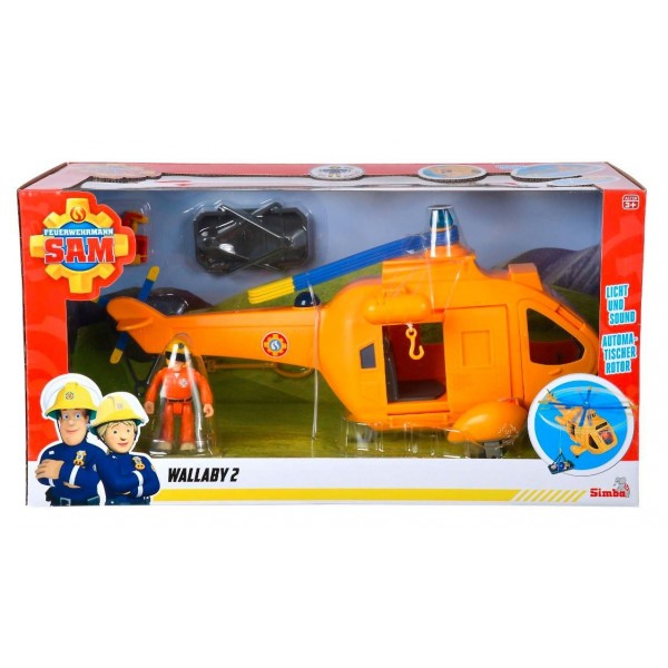 Helikopter Wallaby II z figurką Strażak ...