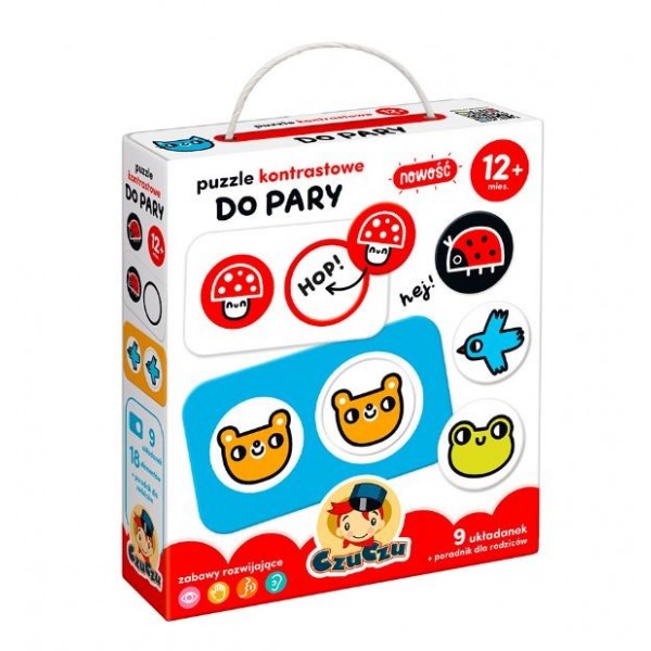 Puzzle kontrastowe - Do pary