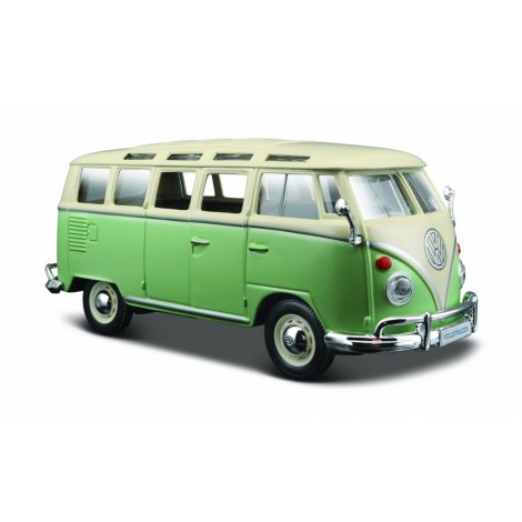 Model kompozytowy Volkswagen Van Samba beżowo-zielony