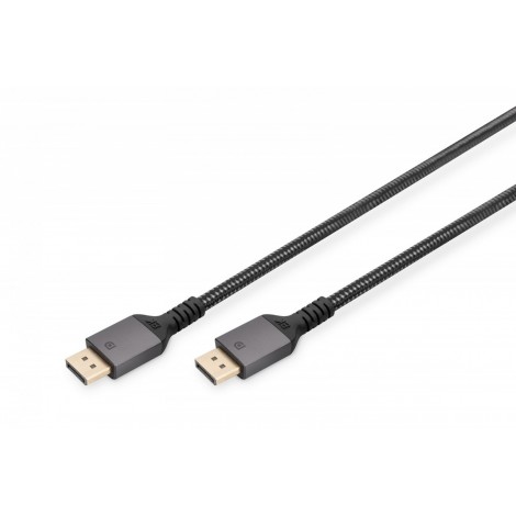 Kabel połączeniowy PREMIUM DisplayPort 8K60Hz UHD DP/DP M/M 2m Czarny