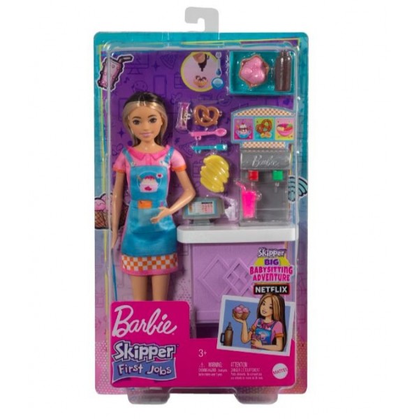 Lalka Barbie Skipper Pierwsza praca Bar ...