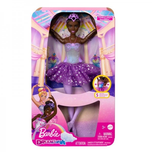 Lalka Barbie Dreamtopia Baletnica Magiczne światełka ...