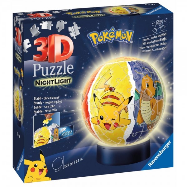 Puzzle 72 elementy 3D Świecąca Kula ...