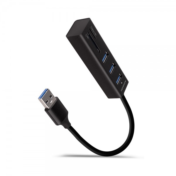 HMA-CR3A Wieloportowy hub 3x USB-A + ...