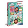 Puzzle 2x60 elementów Koci Domek Gabi