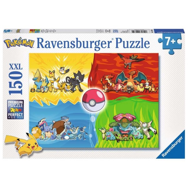 Puzzle 150 elementów Pokemon