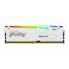 Pamięć DDR5 Fury Beast RGB 32GB(2*16GB)/6000 CL40 biała
