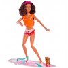 Barbie Lalka z deską surfingową