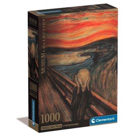 Puzzle 1000 elementów Compact Museum L'urlo Di Munch