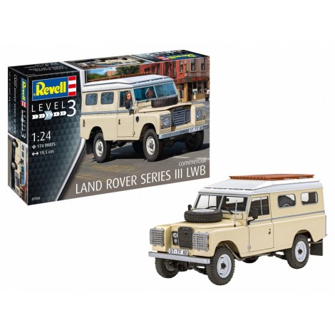 Model plastikowy Land Rover series III LWB 1/24