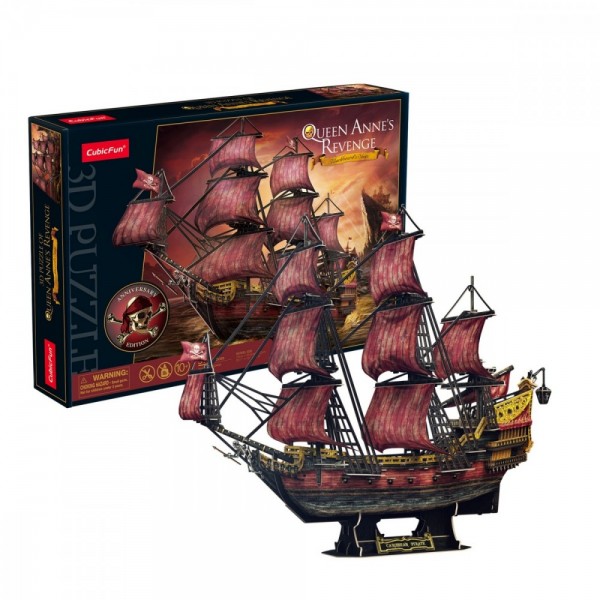 Puzzle 3D Zemsta Królowej Anny - ...