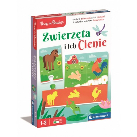 Układanka Zwierzęta i ich cienie