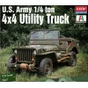 Model plastikowy U.S. Army 1/4 ton 4x4 Utility Truck 1/24