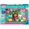 Puzzle 35 elementów Koci Domek Gabi