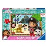 Puzzle 24 elementy Gigant Koci Domek Gabi